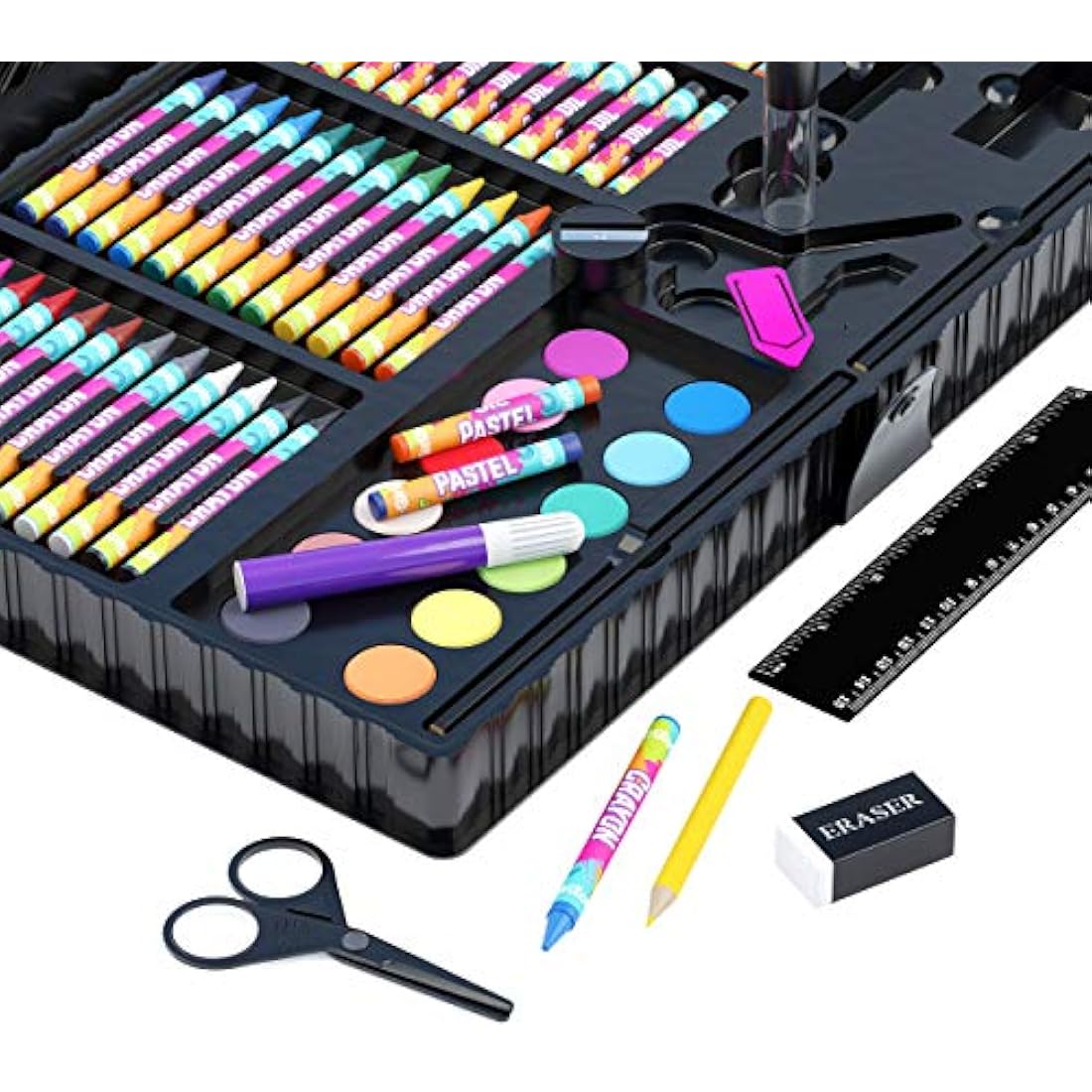 GirlZone 118-Piece Ultimate Art Set – Kids Arts and Crafts Kit