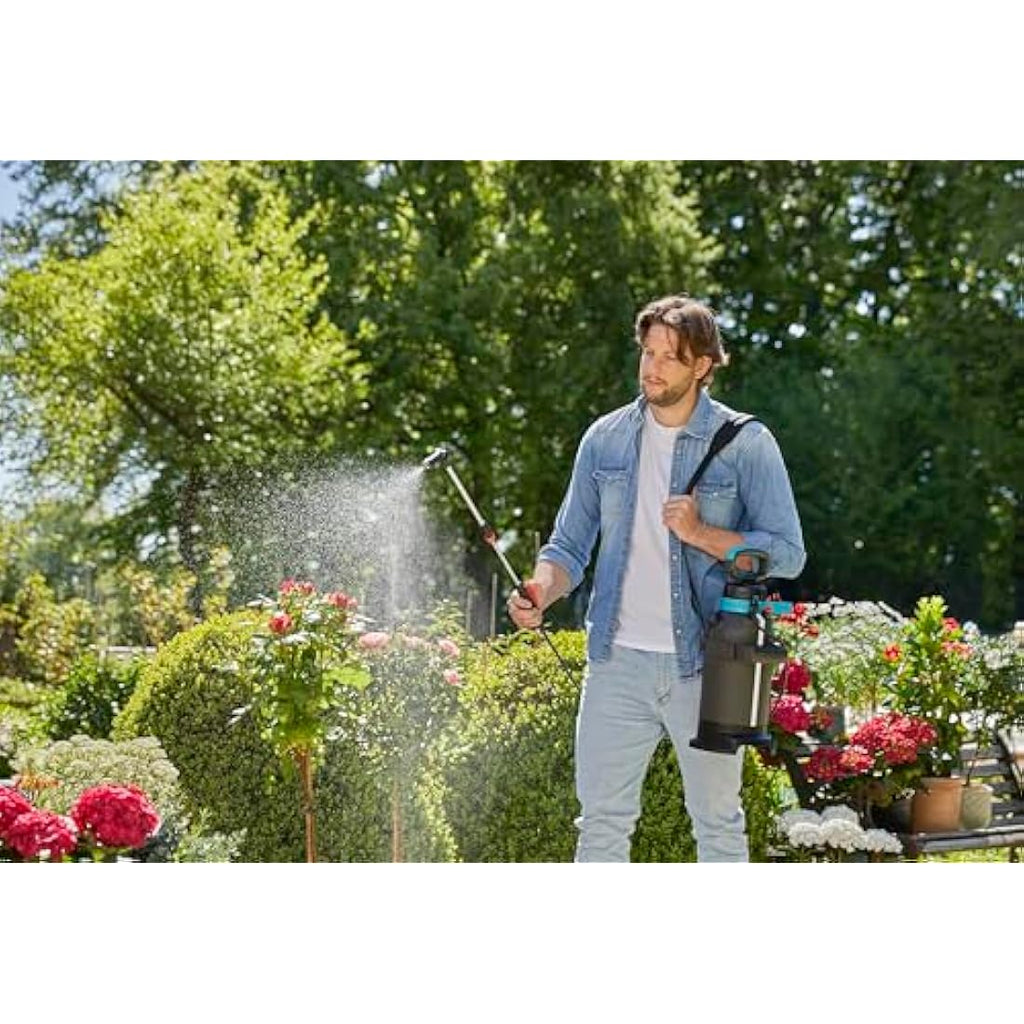 Gardena Pressure Sprayer 5L Plus – Ergonomic Garden Pump with Strap