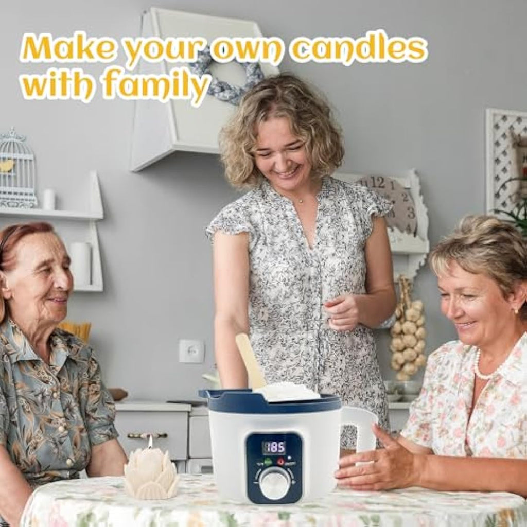 KQU Electric Wax Melter – Digital Candle Making Pot with Non-Stick Spout