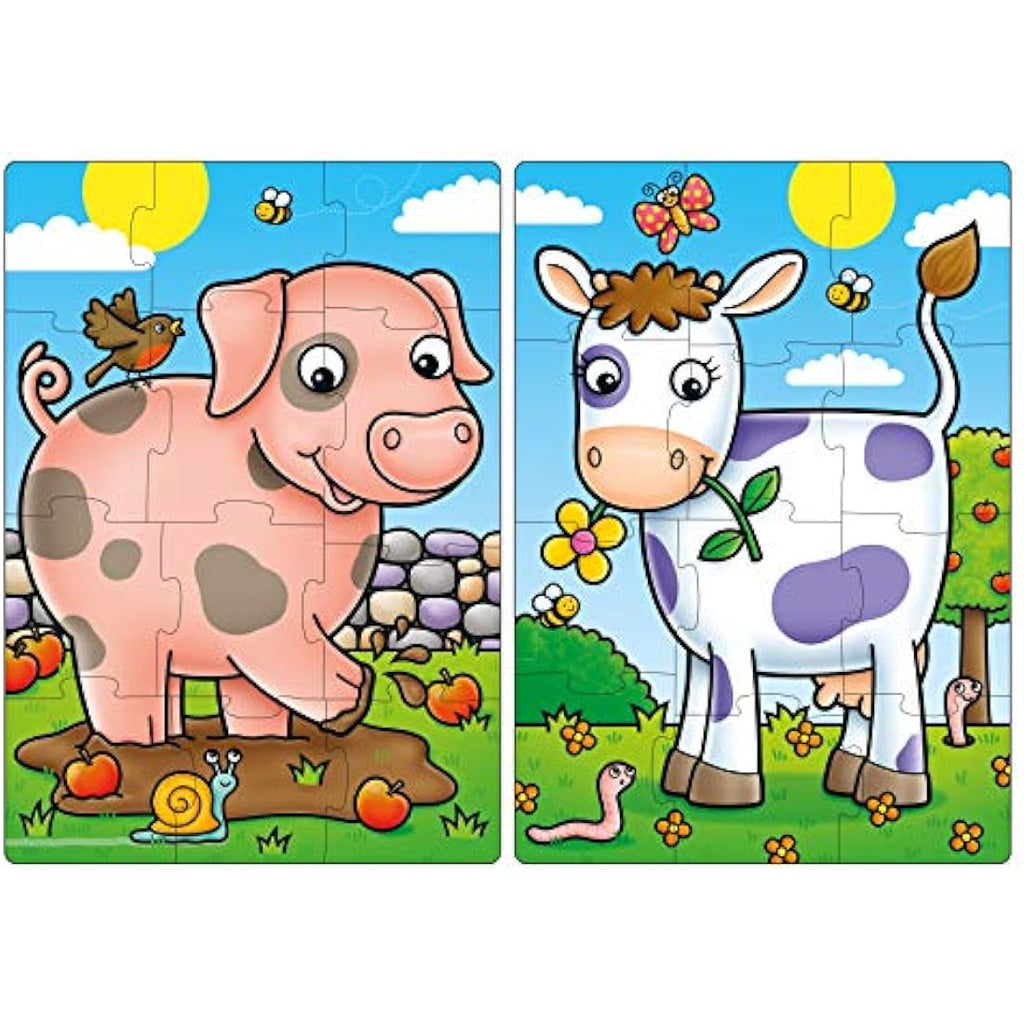 Orchard Toys First Farm Friends Jigsaw Puzzle | 12-Piece Set for Ages 2+