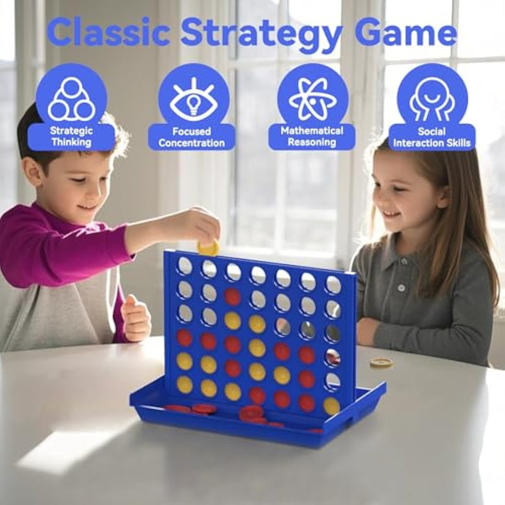 Pup Go Big Size 4 in a Row Board Game – Foldable Strategy Game for Kids