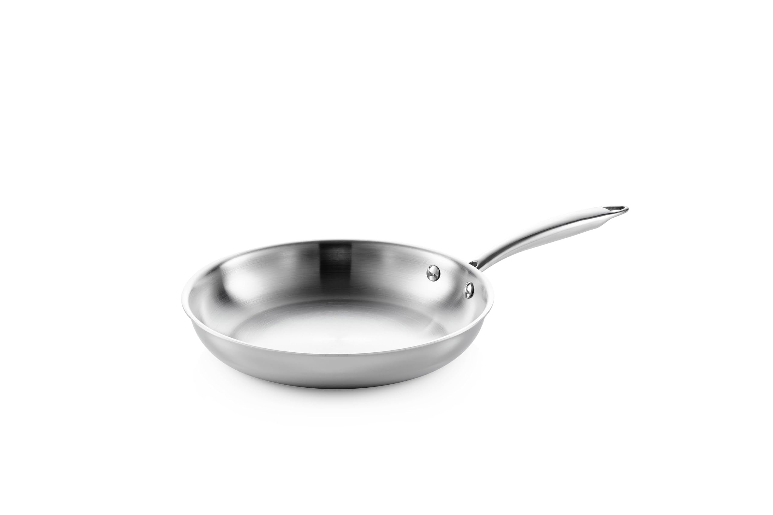 SEIDO Stainless Steel Frying Pan | 24cm Non-Toxic 5-Ply Induction Skillet