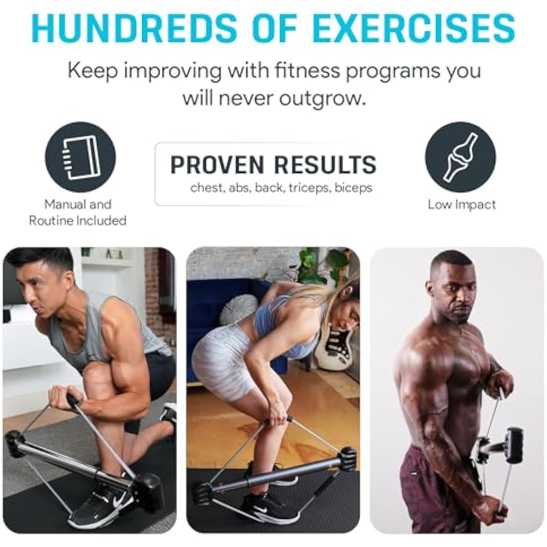 Bullworker Bow Classic 90cm Isometric Portable Home Gym Equipment
