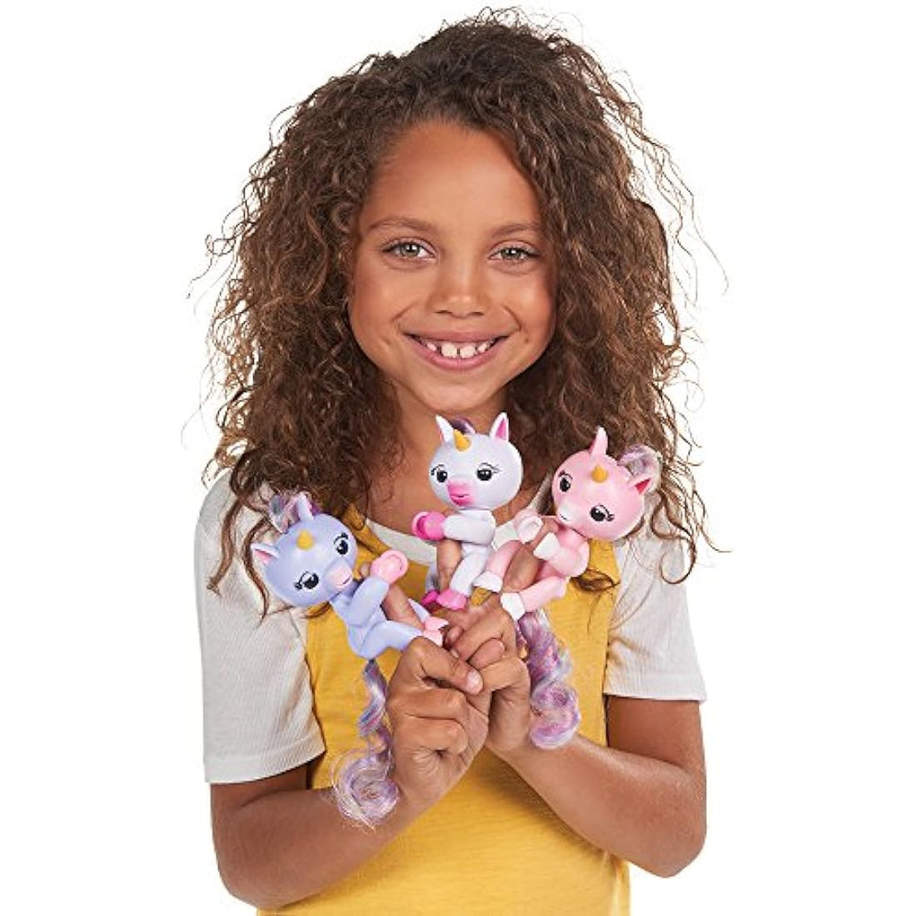 Wowwee Fingerlings Interactive Unicorn Toy - Gigi, Gemma, Alika Assorted