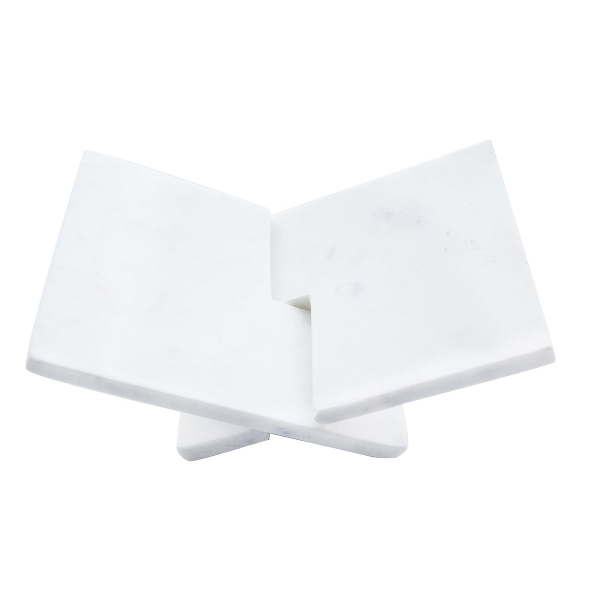 Bloomingville Decorative Marble Book Holder, White - image 1