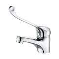 Ibergrif Bari Basin Medical Handle Bathroom Tap - Chrome Silver Finish