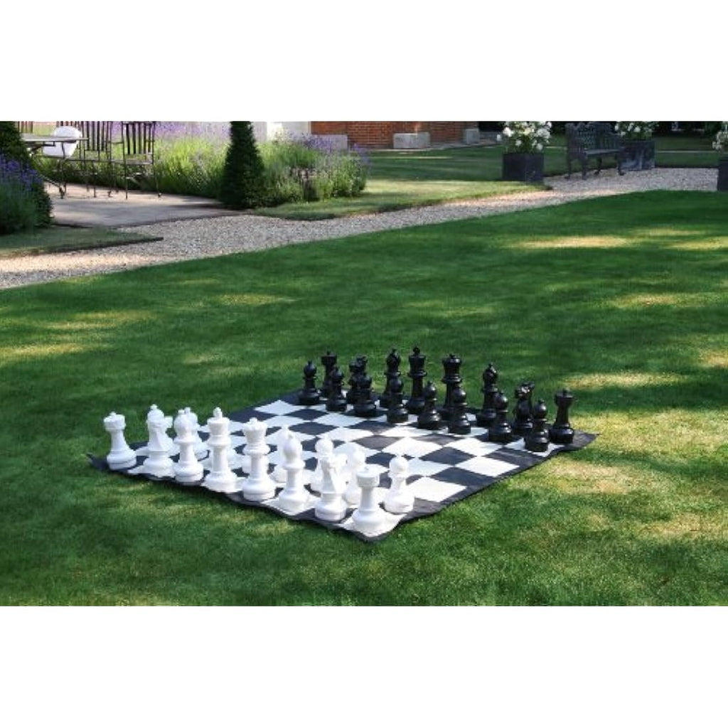 Uber Games Garden Chess Set – 30cm All-Weather Outdoor Family Game