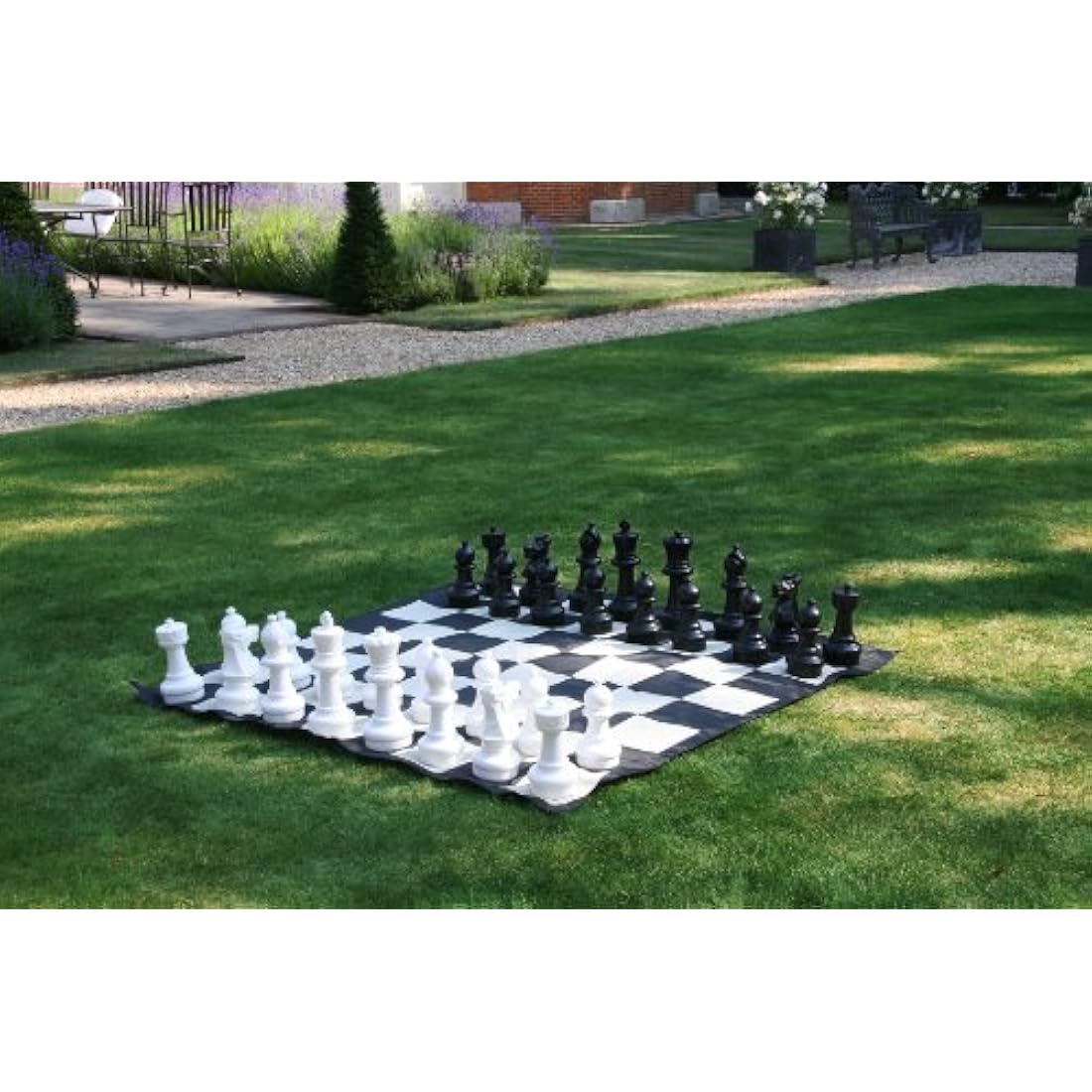 Uber Games Garden Chess Set – 30cm All-Weather Outdoor Family Game