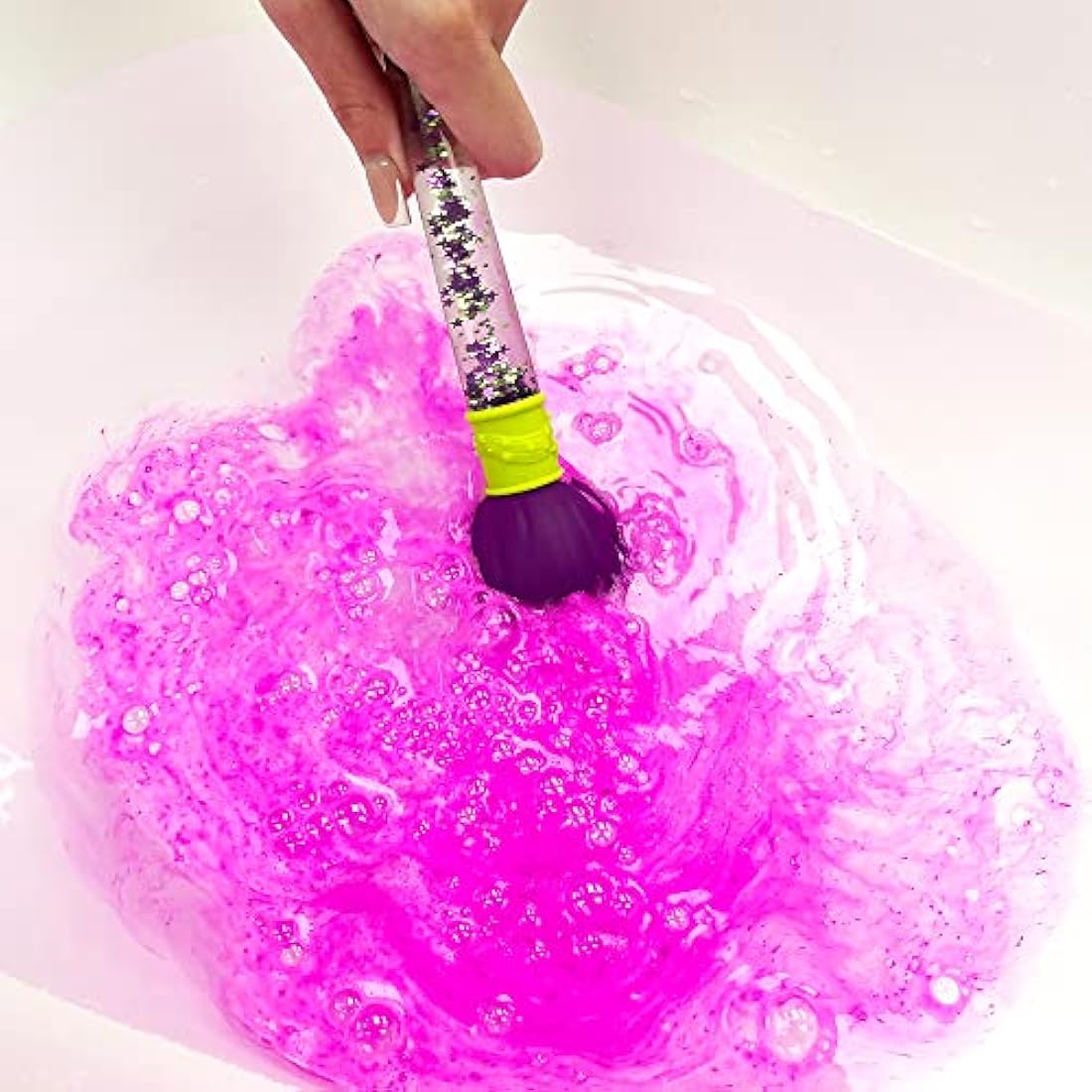 Zimpli Kids Baff Bombz Magic Brush - 4 Pack Vegan Bath Bombs for Kids