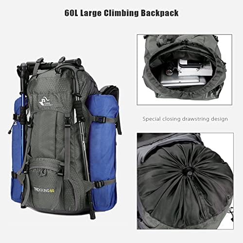 Jolof Store 60L Waterproof Hiking Backpack – Lightweight Foldable Daypack