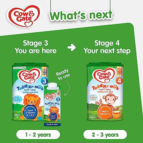 Cow & Gate 4 Toddler Milk Powder Formula (2-3 Years) 800g - Pack of 6