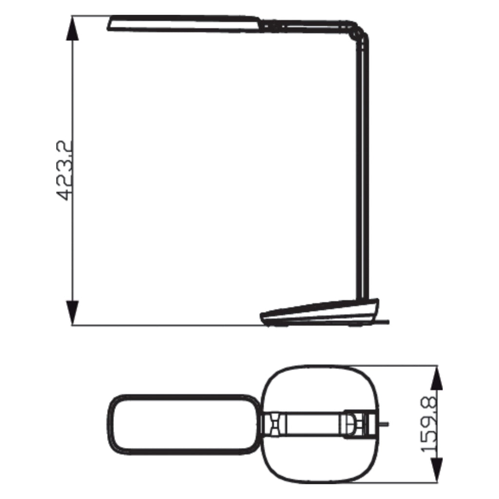 Philips RobotPlus LED Desk Lamp | 14W Cool White Light for Study