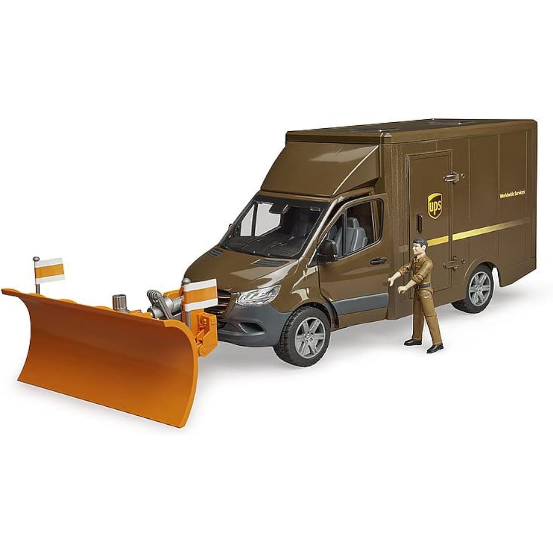Mercedes Benz Sprinter UPS Delivery Van with Pallet Mover and Driver