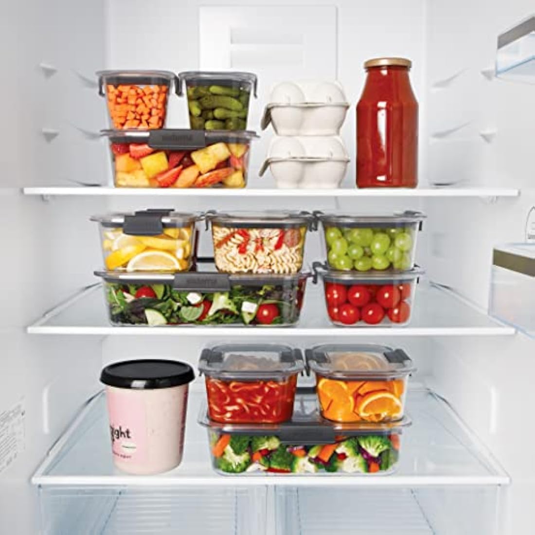 Sistema Brilliance Leakproof Food Storage Containers, 380ml, 2-Pack