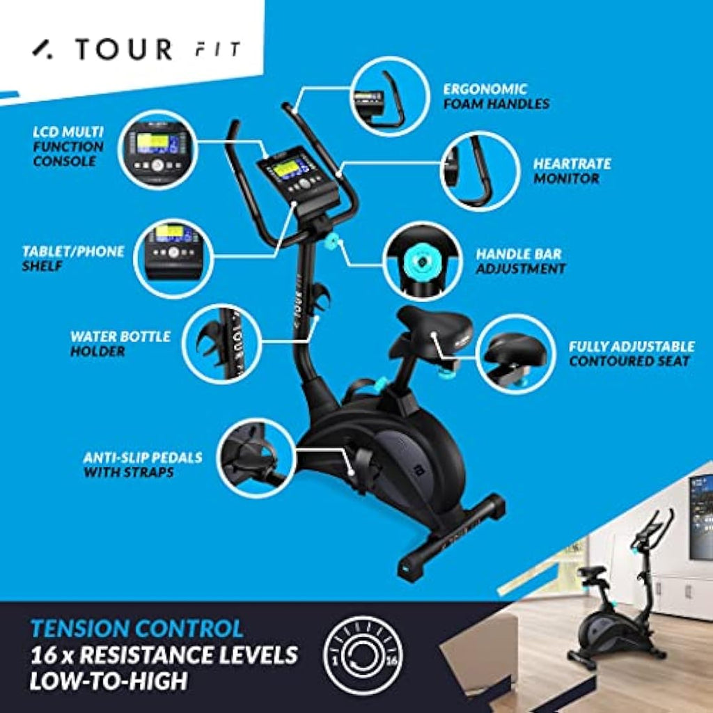 Bluefin Fitness Tour FIT Exercise Bike | Magnetic Resistance | Kinomap