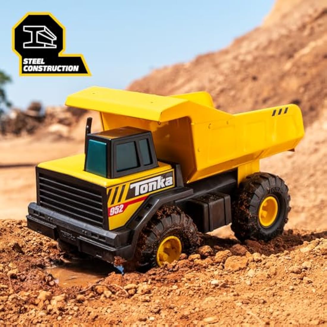 Tonka Steel Classics Mighty Dump Truck – Durable Steel Construction Toy