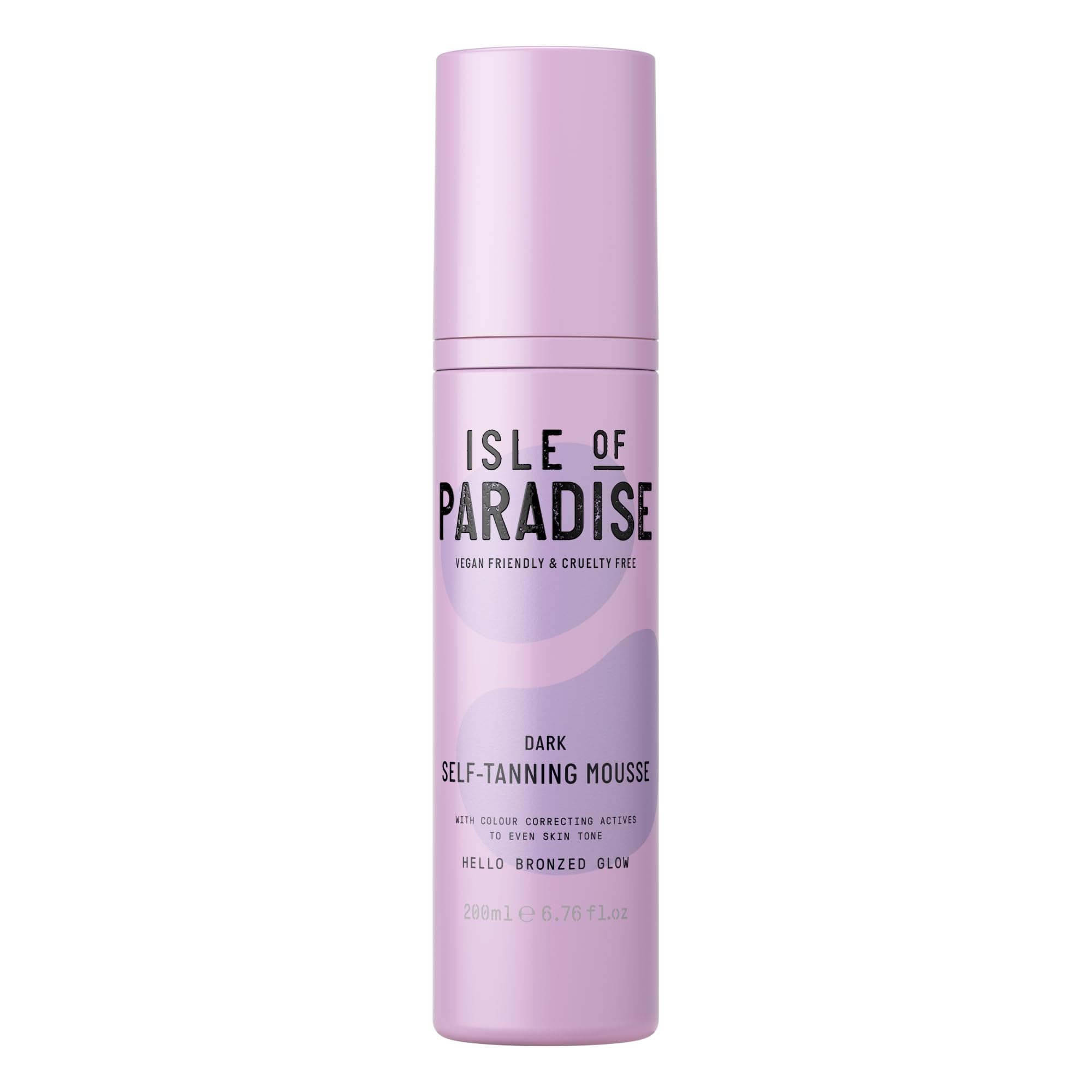 Isle of Paradise Dark Self-Tanning Mousse | Hydrating Vegan Bronzer (200ml)