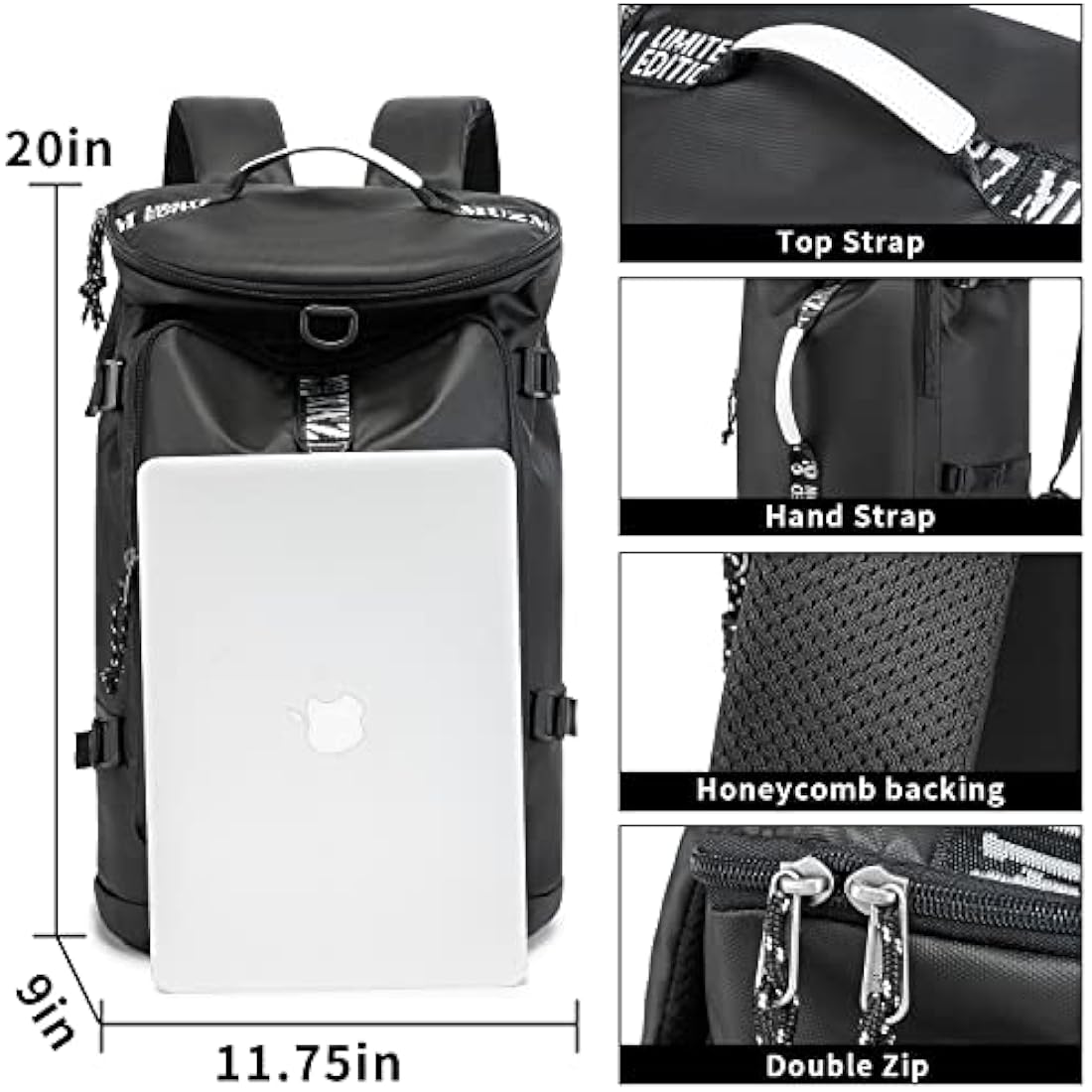 FUNYAGO 40L Gym Backpack – Waterproof Hiking Duffle Bag for Travel