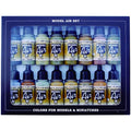 Vallejo Model Air German WWII Europe & Africa Paint Set - 16 Pack