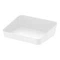 Yamazaki Tower Amenity Tray M – Minimalist White Steel Vanity Tray