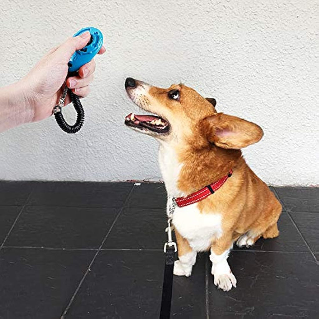 Toozey Dog Training Clicker 5-Pack with Wrist Strap and E-Book