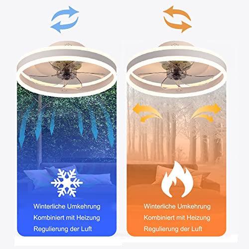 Wildcat Modern LED Ceiling Fan with Light | Remote Control & Timer