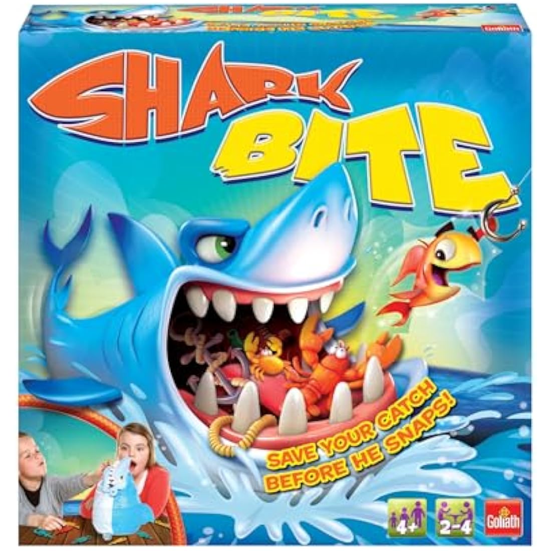 Shark Bite Board Game – Kids Action Fishing Game for Ages 4+