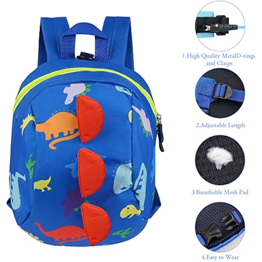 Jolof Store Dinosaur Baby Reins – Toddler Safety Harness & Anti-Lost Leash