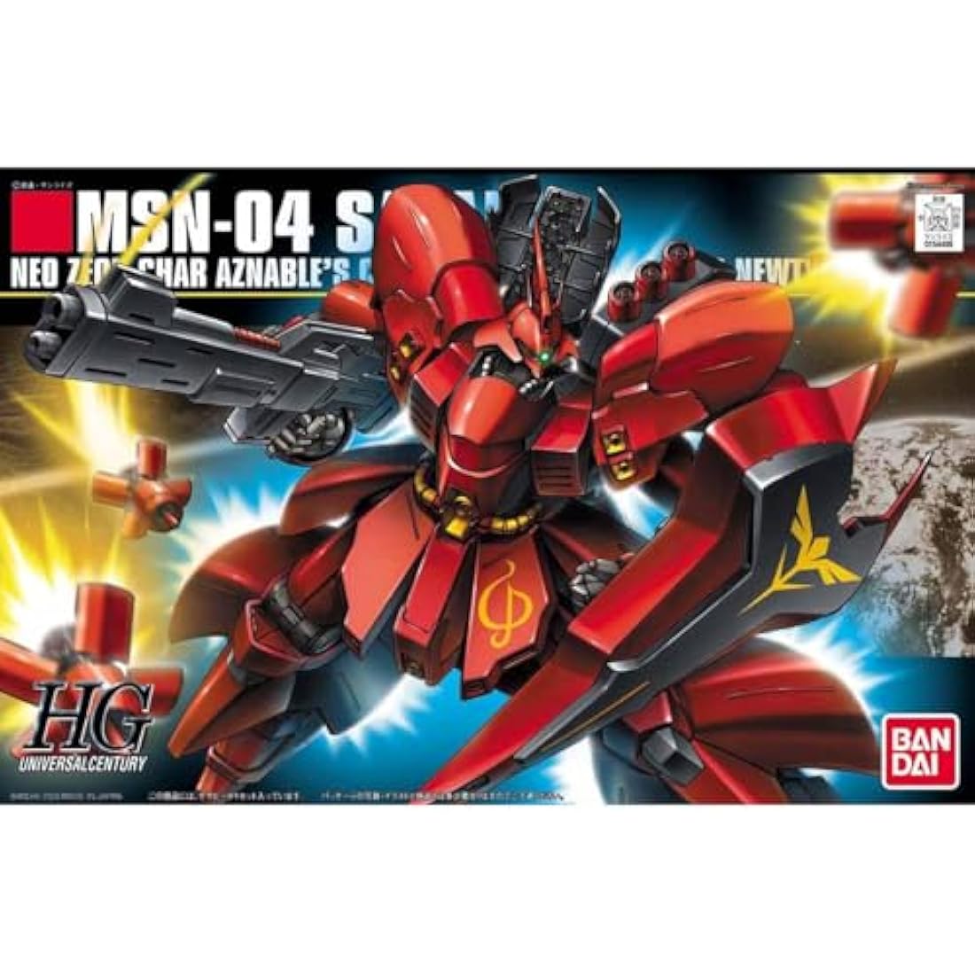 Bandai Hobby HGUC Sazabi 1/144 Scale Char's Counterattack Model Kit