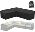 Skyour L-Shaped Patio Sofa Cover – Heavy Duty 420D Oxford Waterproof Cover