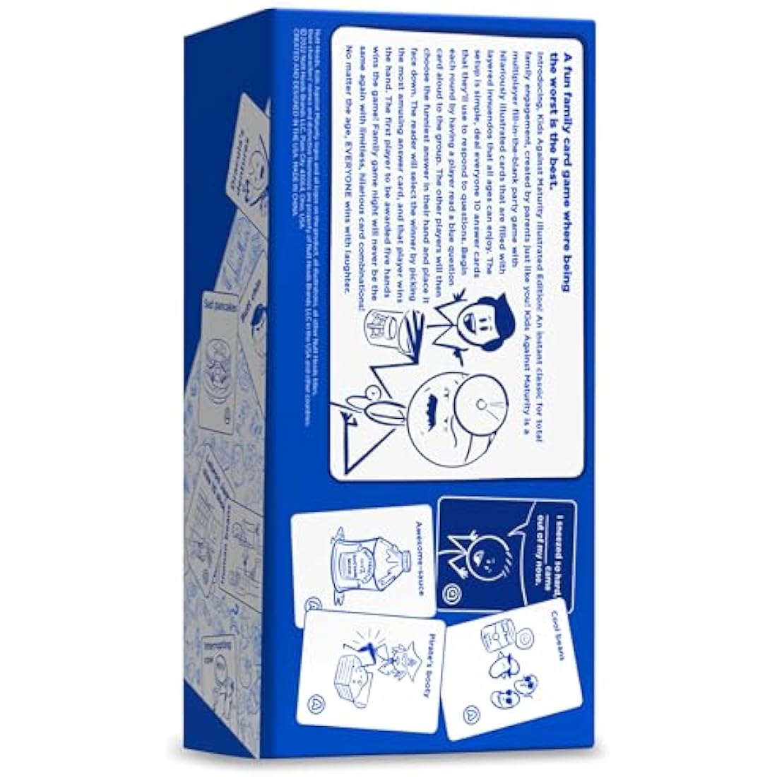 Kids Against Maturity Card Game – Hilarious Family Party Game, 600 Cards