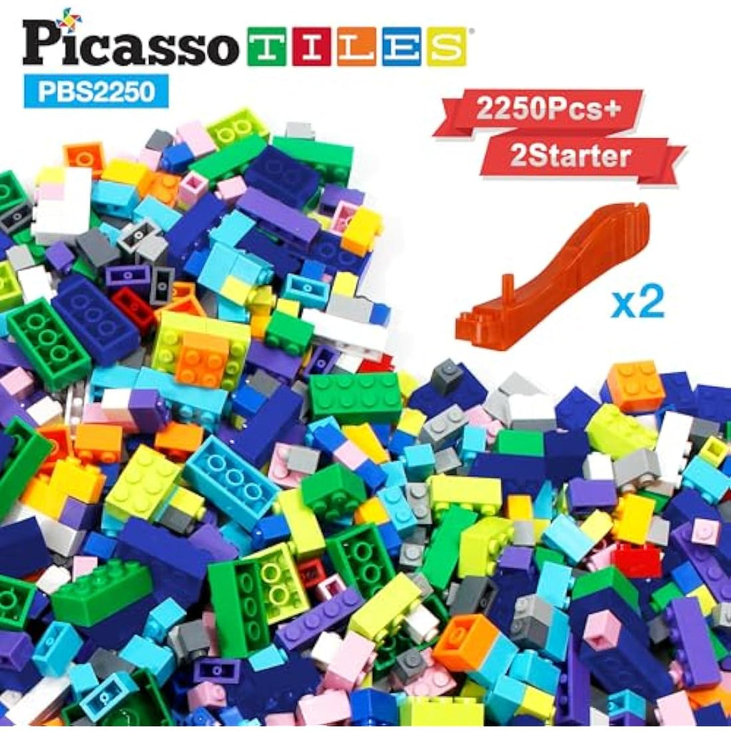 PicassoTiles 2250pc Building Block Set – STEM Construction Toy for Ages 3+