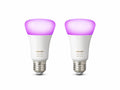 Philips Hue White & Colour Ambiance E27 Smart LED Bulb 2-Pack