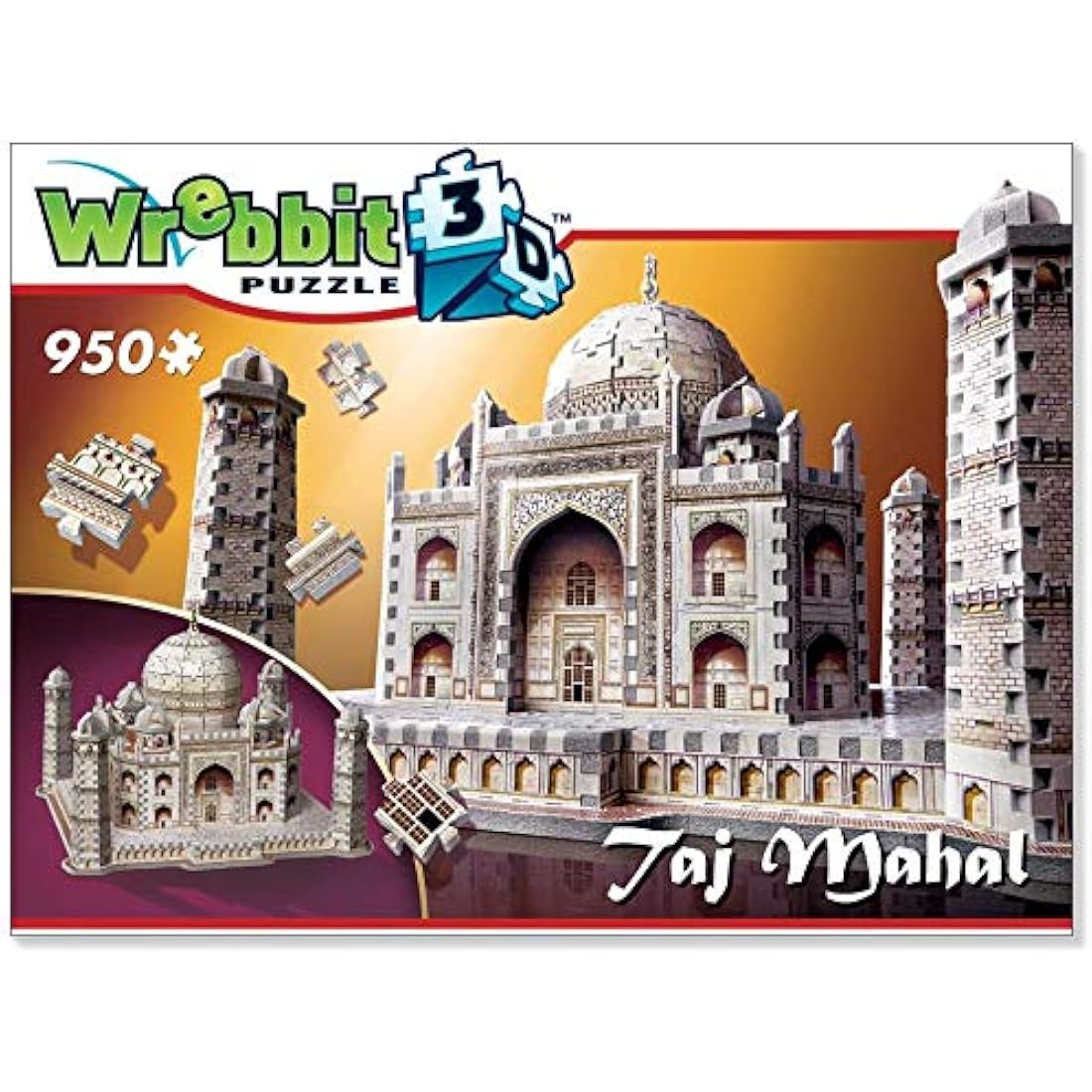 Wrebbit3D Taj Mahal 3D Puzzle – 950 Piece Architectural Model Kit