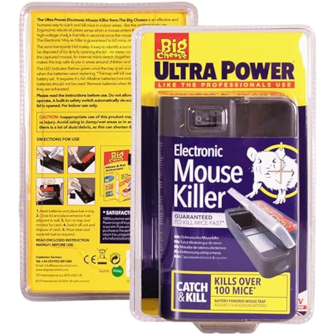 The Big Cheese Ultra Power Electronic Mouse Killer – Humane Electric Trap
