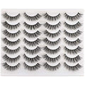 Newcally 3D Faux Mink Lashes – Natural Cat Eye Look, 14 Pairs
