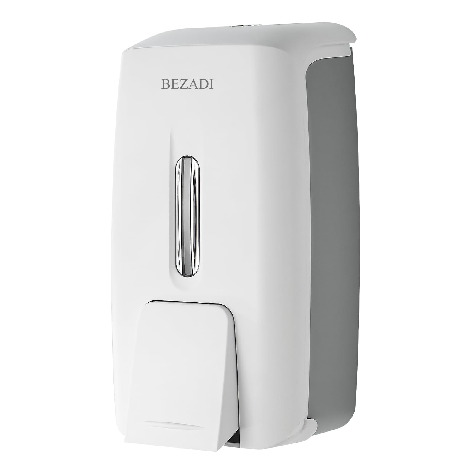 BEZADI 800ml Wall Mount Soap Dispenser | Manual ABS Liquid Gel Pump