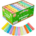 FELIZROCA 60pcs Sidewalk Chalk – Washable Jumbo Outdoor Chalk for Kids