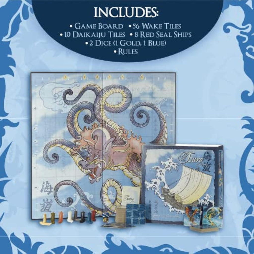 Calliope Games Tsuro of the Seas - Strategic Tabletop Board Game