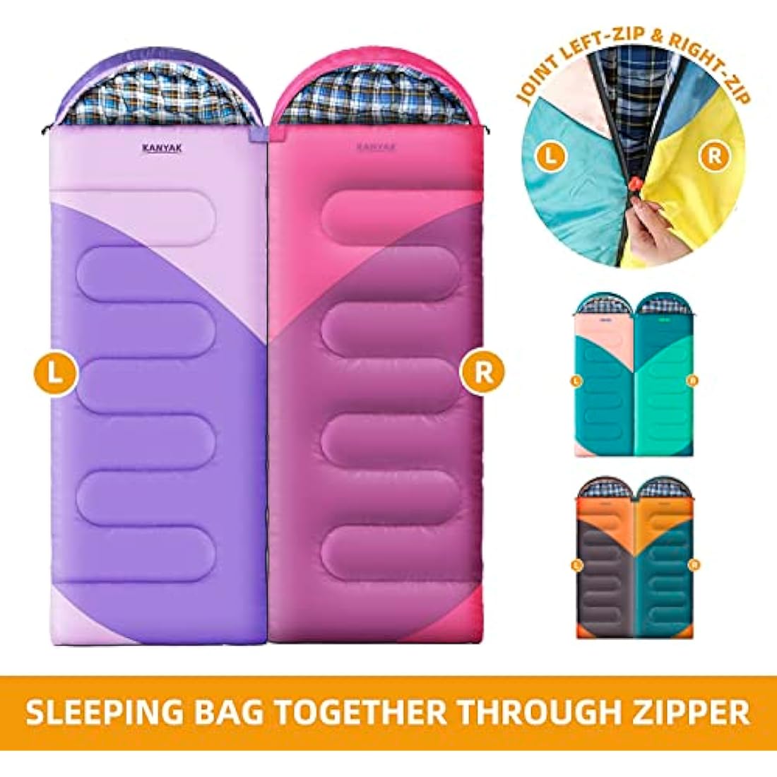 Jolof Store 3-4 Season Sleeping Bag | Waterproof Cold Weather Gear