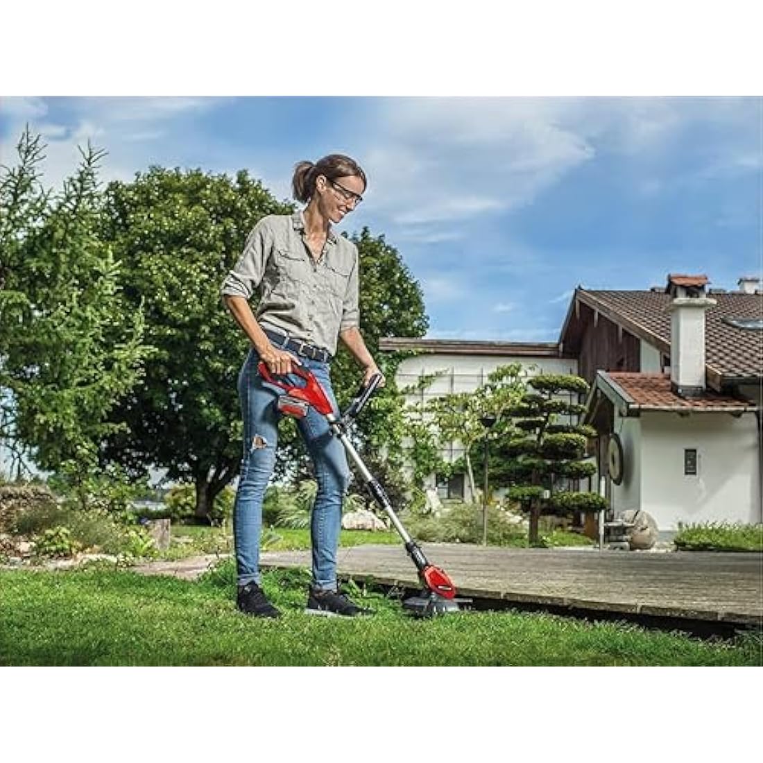 Einhell Power X-Change 18V Cordless Grass Trimmer & Edger – GE-CT 18 Li