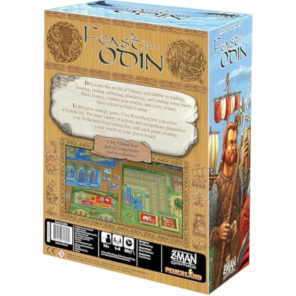 Z-Man Games A Feast for Odin - Viking Strategy Board Game