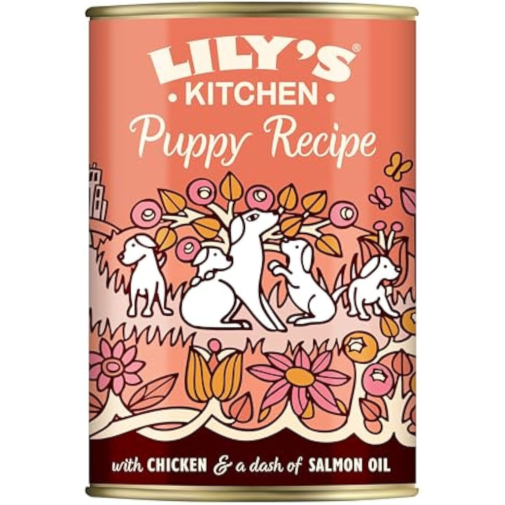 Lily's Kitchen Grain-Free Chicken Wet Puppy Food - 6 x 400g Tins