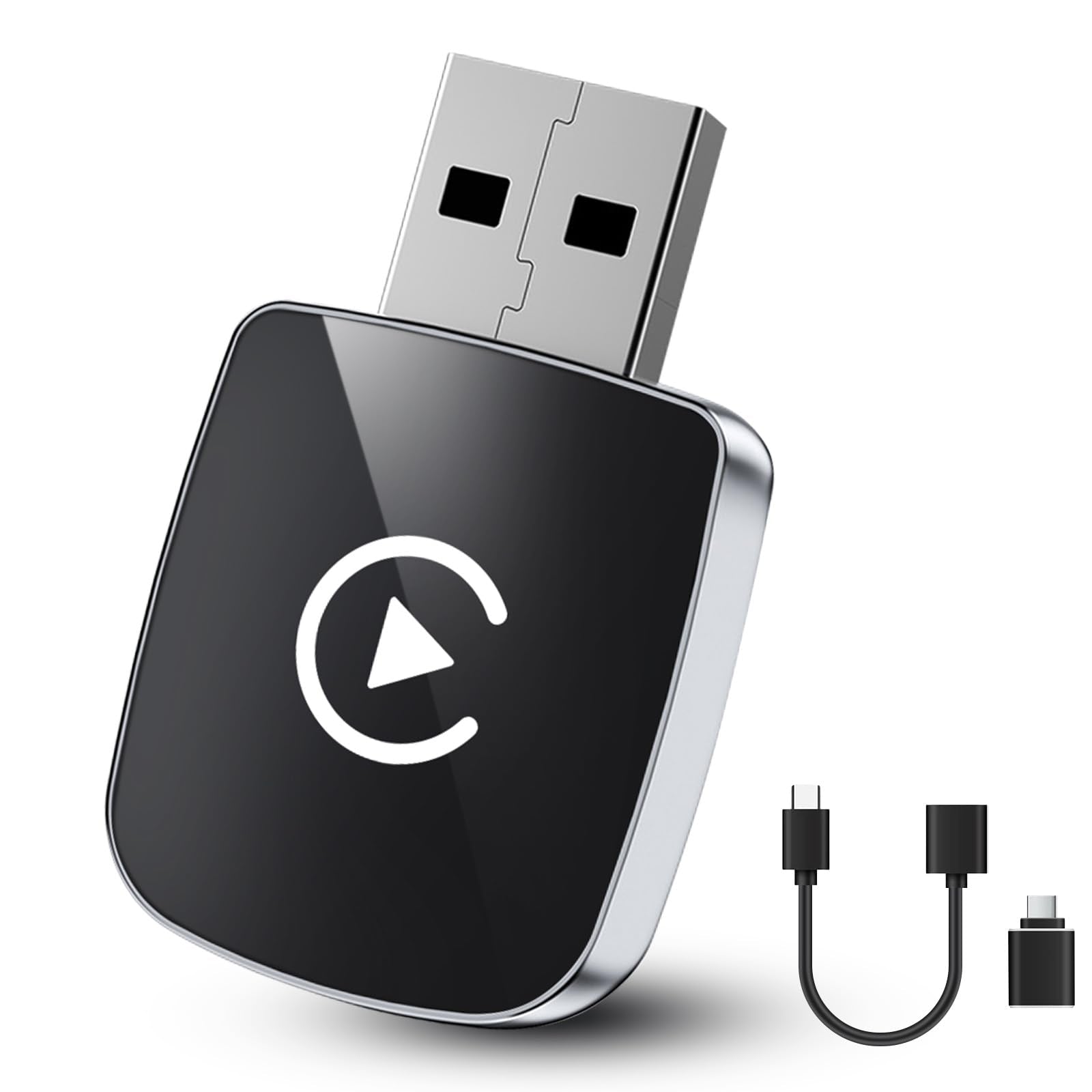 Jolof Store Wireless CarPlay Adapter for iPhone – 2025 Upgraded Model