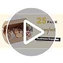 Jolof Store 7x5x2 Brown Corrugated Shipping Boxes - 25 Pack Small Mailers