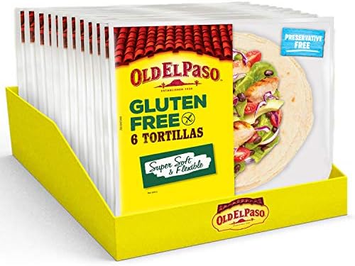 Old El Paso Gluten Free Tortilla Wraps – Corn & Quinoa (Pack of 12)