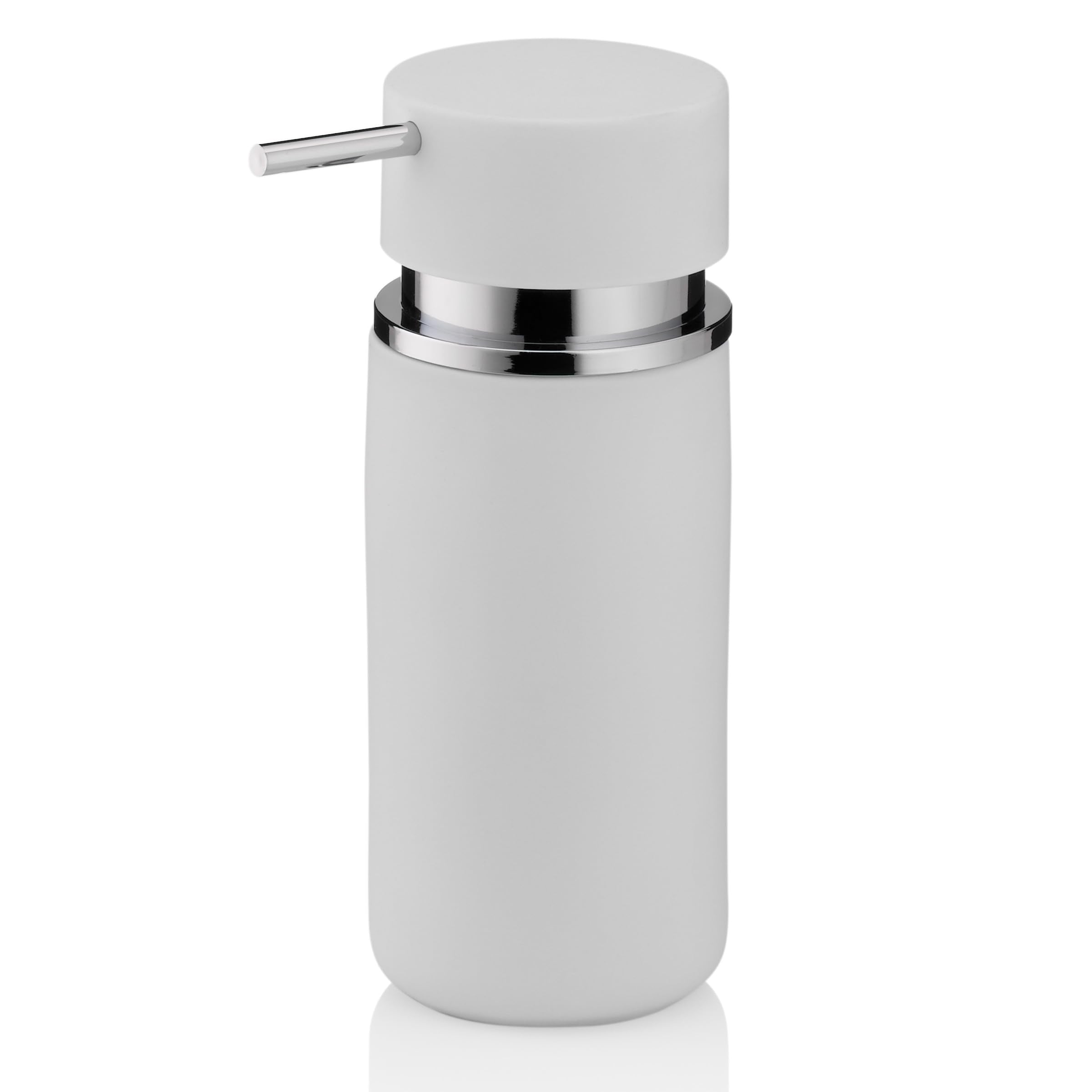 Kela Ceramic Soap Dispenser – 300ml White Modern Bathroom Pump