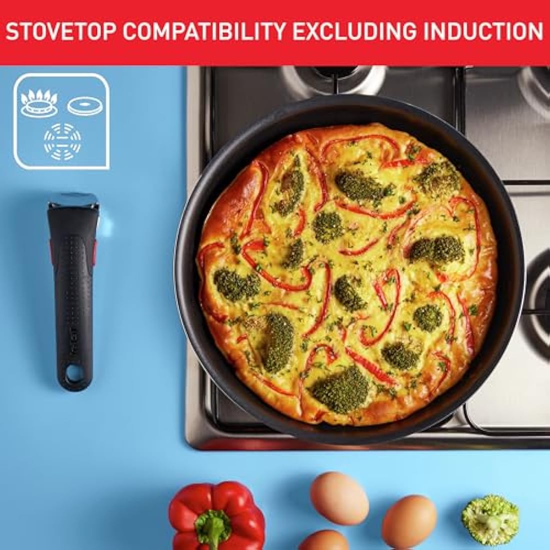 Tefal Ingenio Easy On 20-Piece Non-Stick Stackable Pots and Pans Set