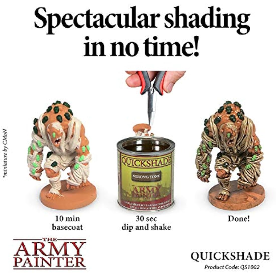 The Army Painter Quickshade Strong Tone - 250ml Miniature Painting Dip