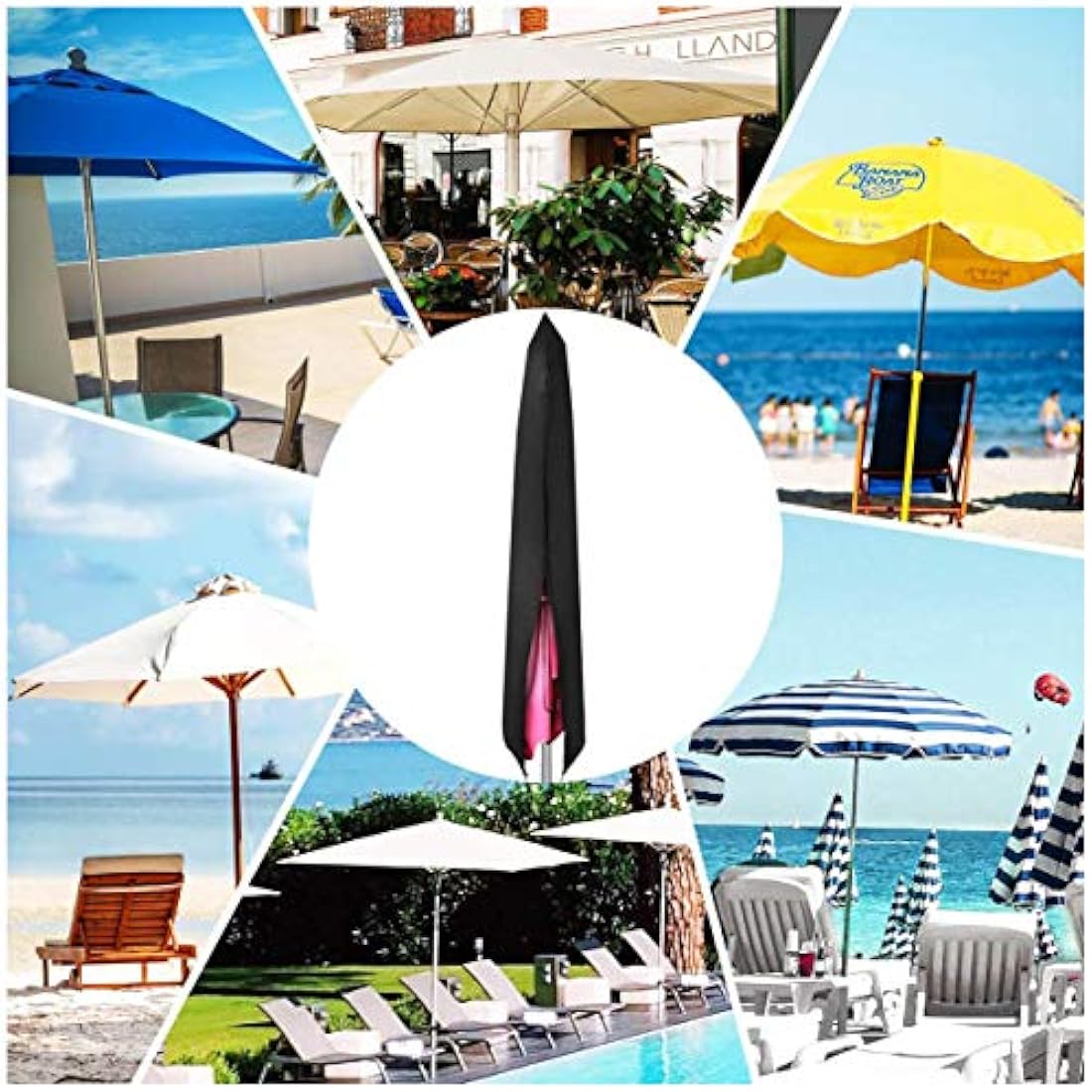 Patio Plus Parasol Cover – 600D Oxford Waterproof Garden Umbrella Cover